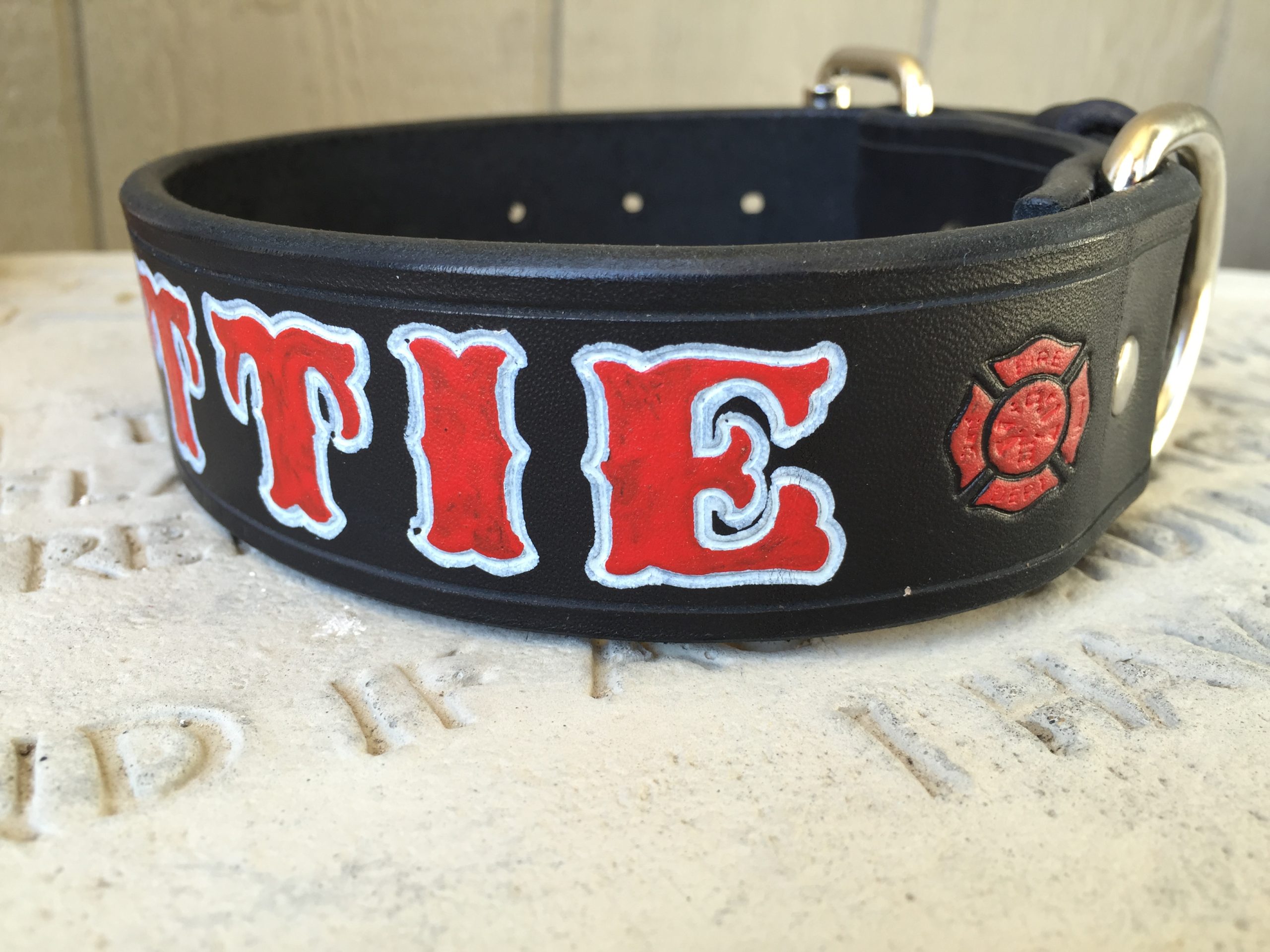 firefighter dog collar